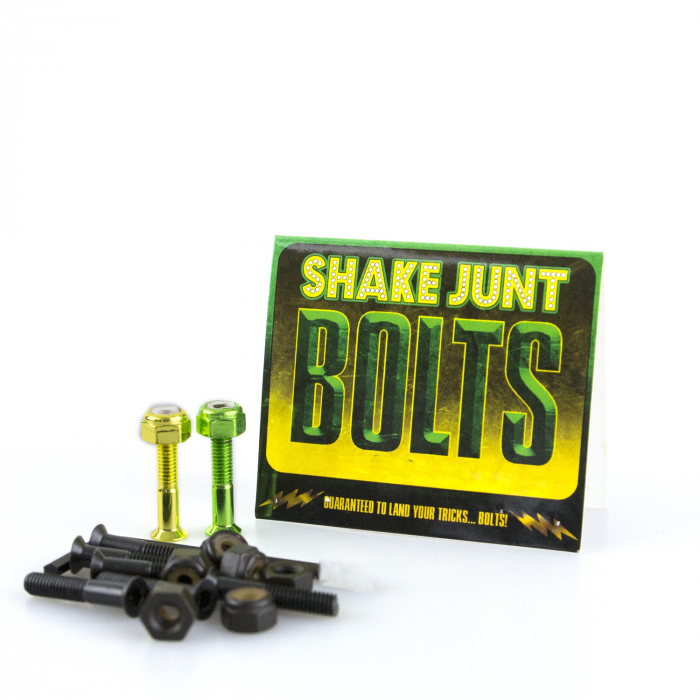 SJ BAG-O-BOLTS BLK/GRN/YEL 1" PHILLIPS 1set