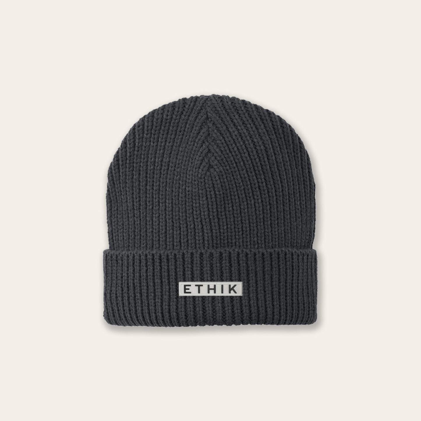 OG Ribbed Beanie | Charcoal