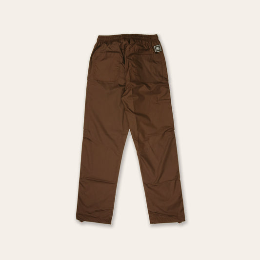 Nylon Bungee Pants | Brown