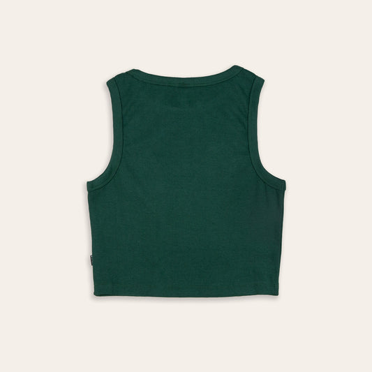 Women's Zoe Rib Knit Tank | Forest