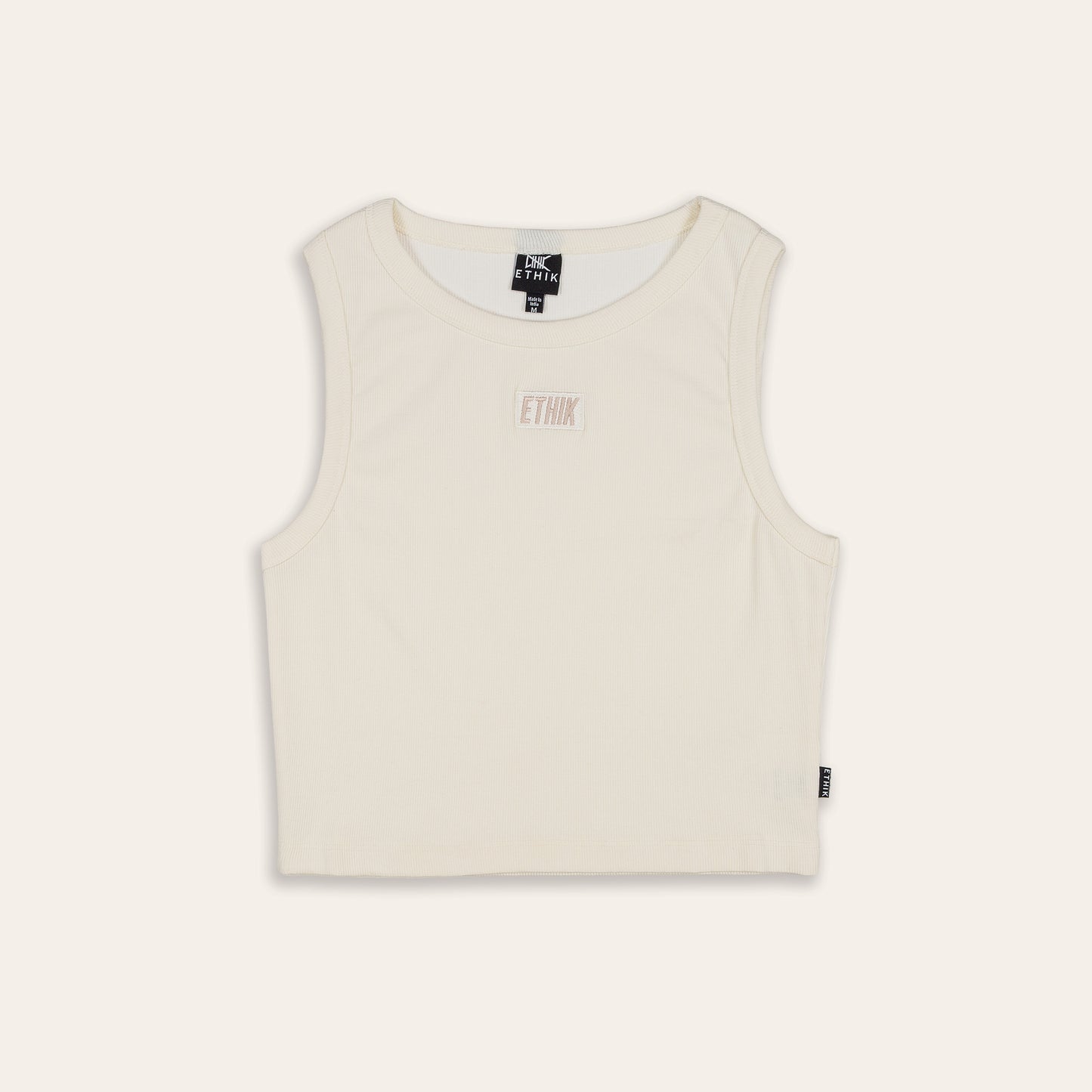 Women's Zoe Rib Knit Tank | Cream