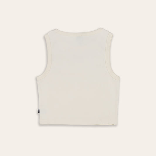 Women's Zoe Rib Knit Tank | Cream