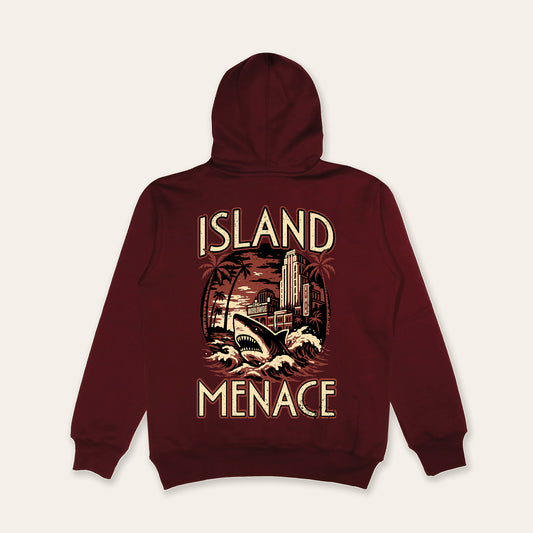 Island Menace Hoodie | Maroon