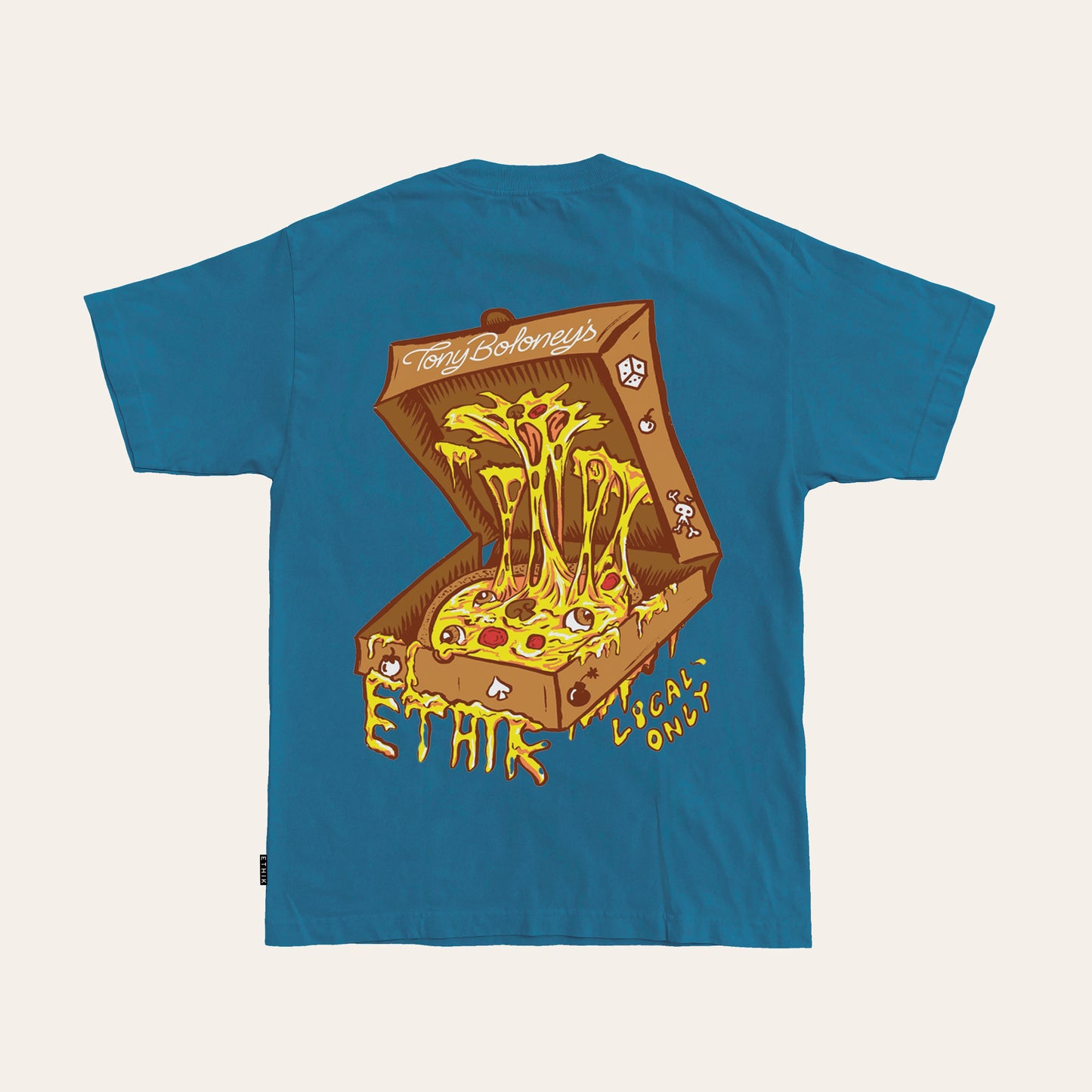 Tony Boloney Collab Tee | Dark Blue
