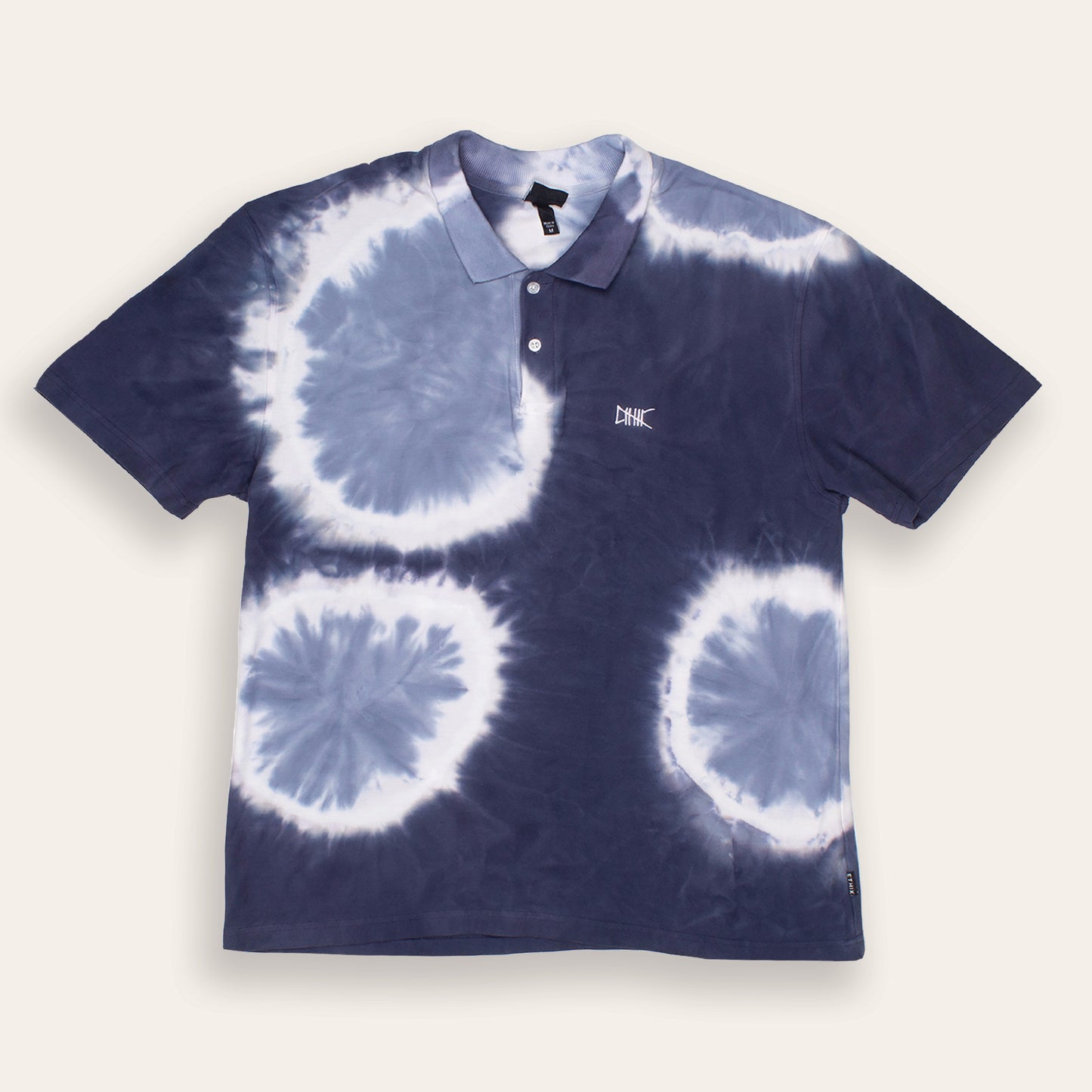 Shibori Dyed Polo |  Blue