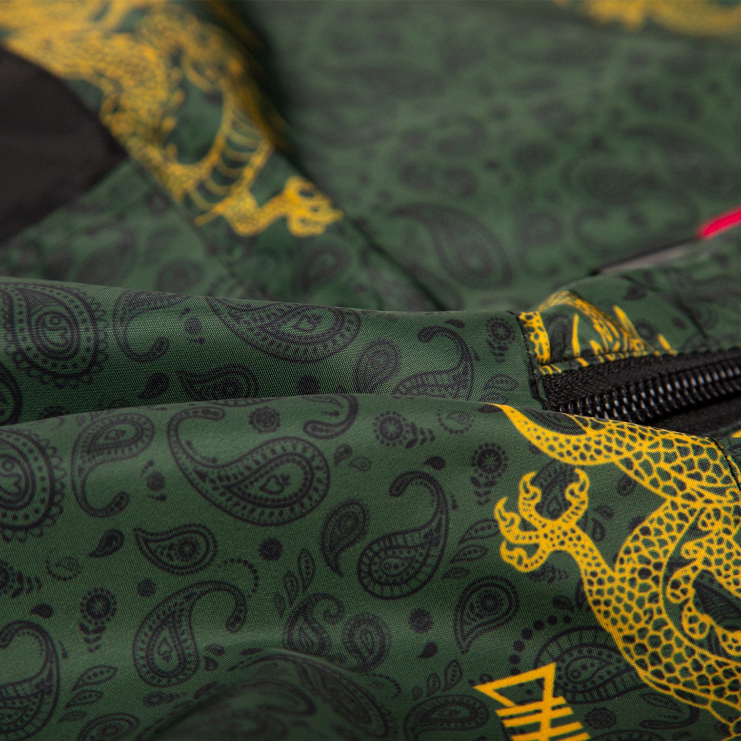 Women's Kimono Dragon Windbreaker | Olive