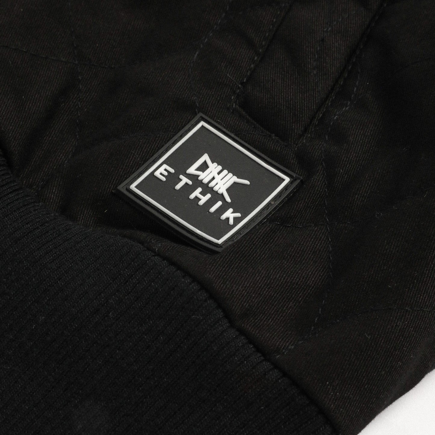 Quilted Bomber | Black
