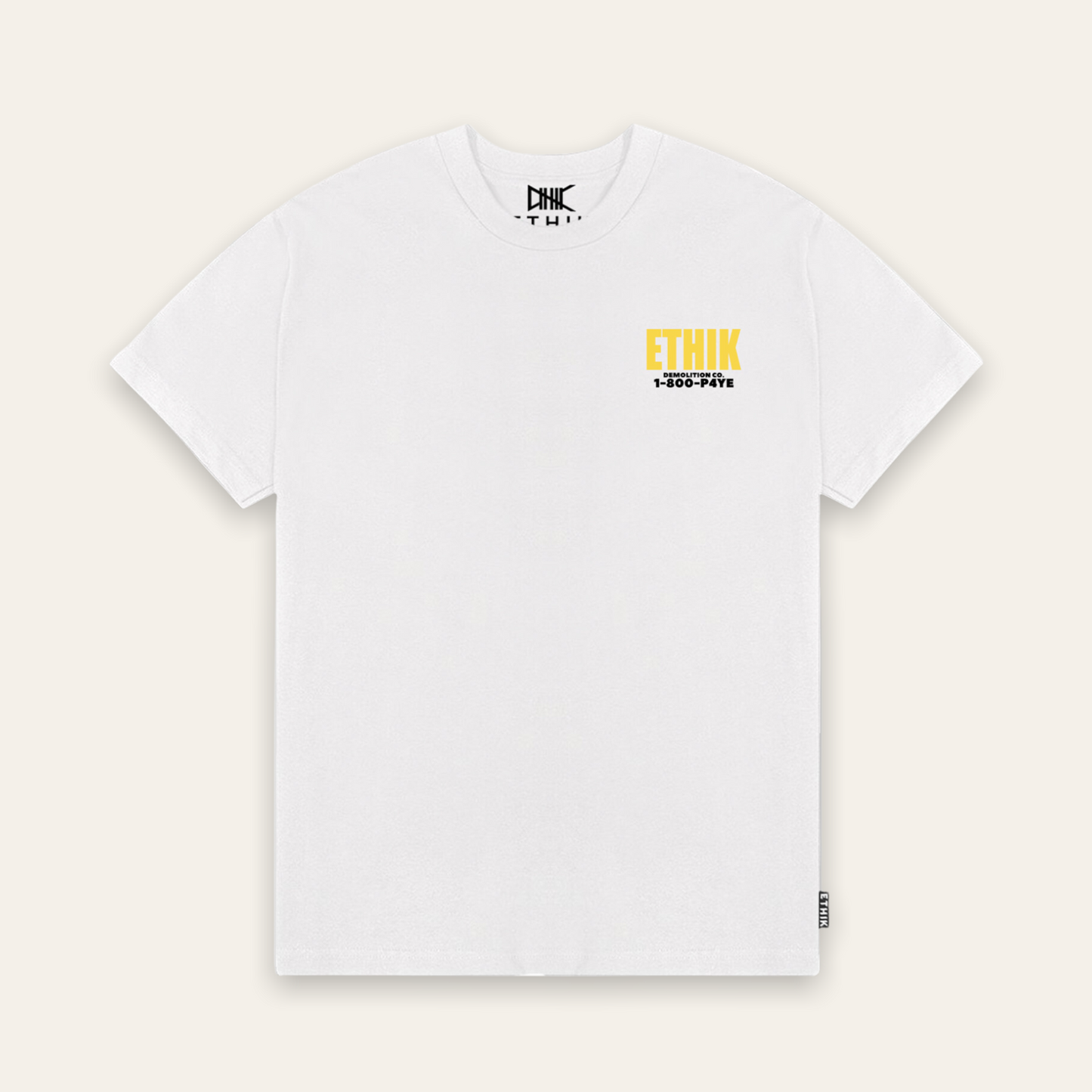 Demolition Co. Tee | White