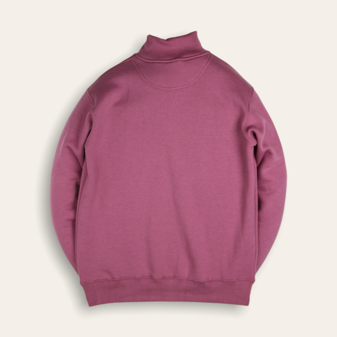 Quarter Zip Pullover | Magenta