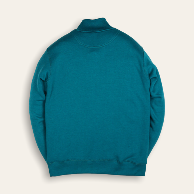 Quarter Zip Pullover | Teal