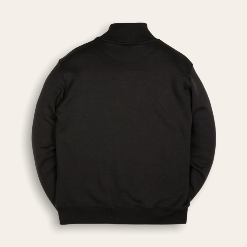 Quarter Zip Pullover |  Black