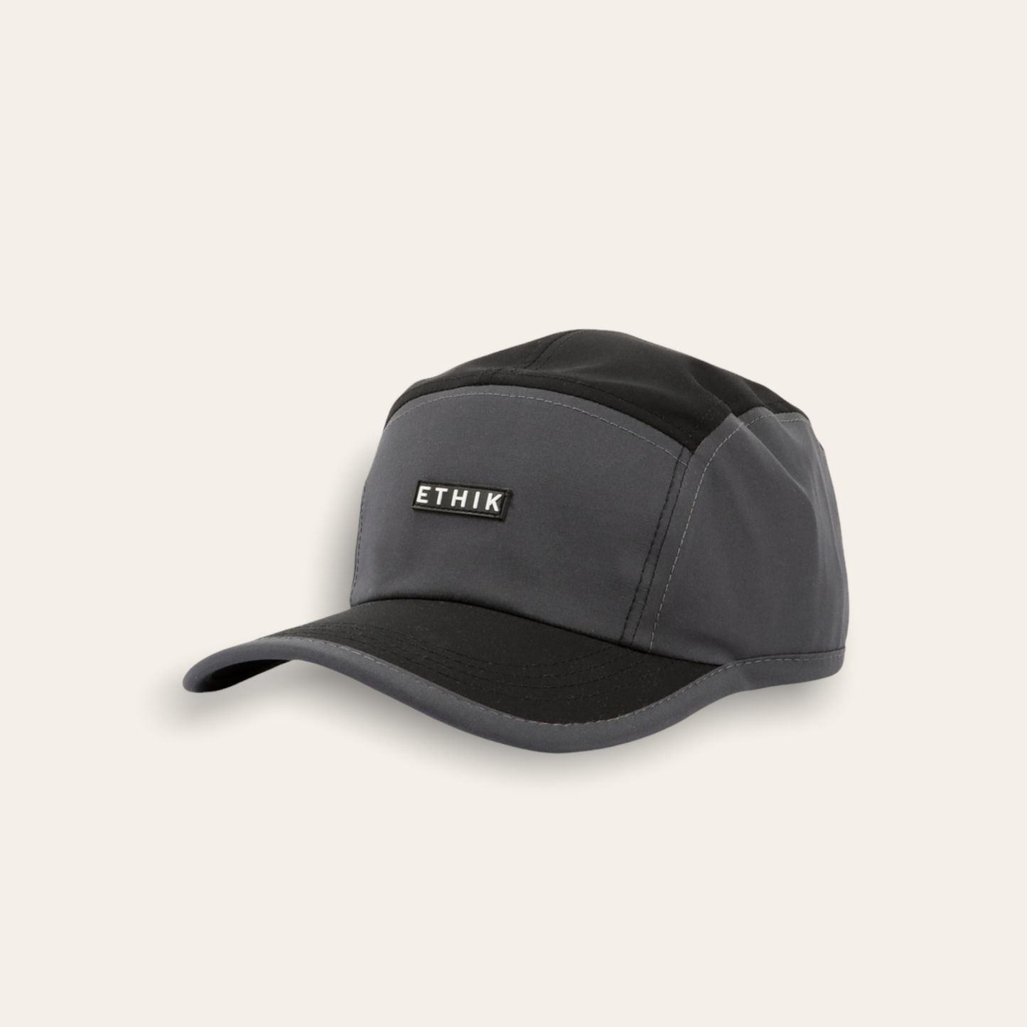 Nylon Piping Hat |  Black