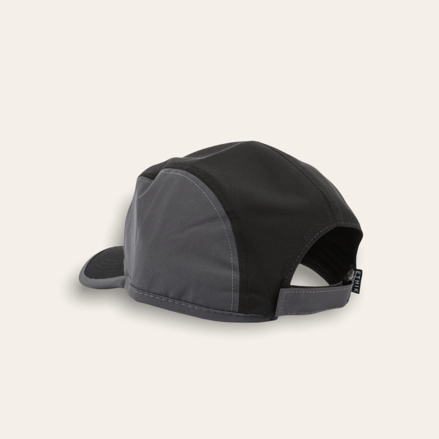 Nylon Piping Hat | Black