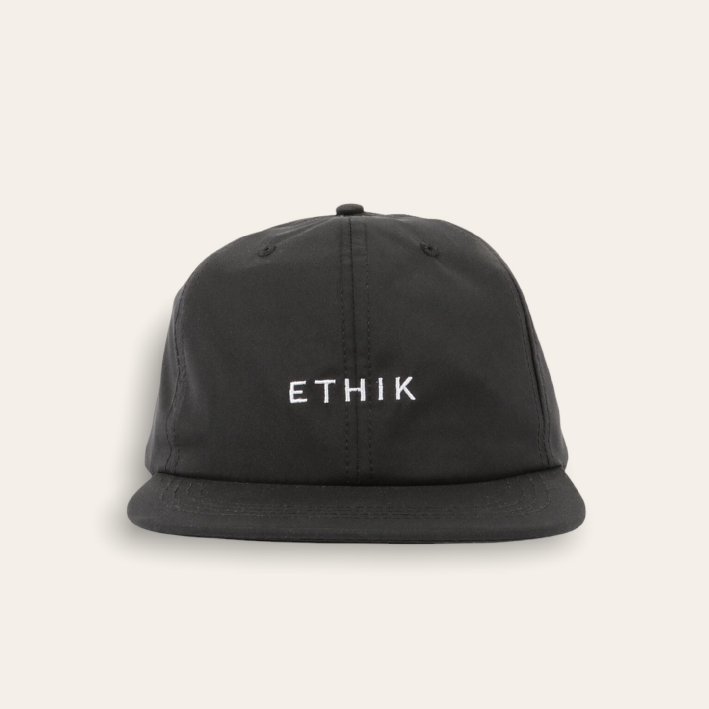 Nylon Unconstructed 6 Panel | Black