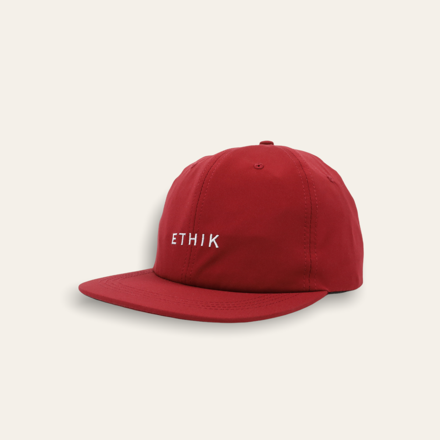 Nylon Unconstructed 6 Panel | Maroon