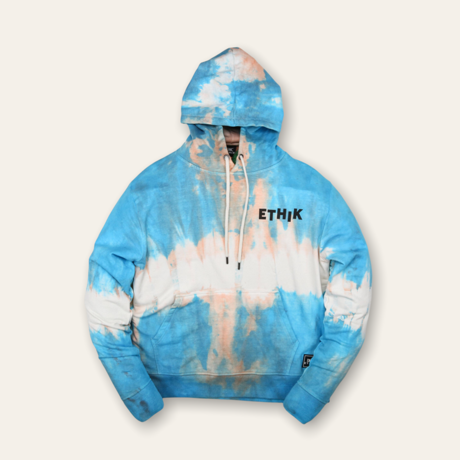 Lysergic Tie Dye Hoodie Orange