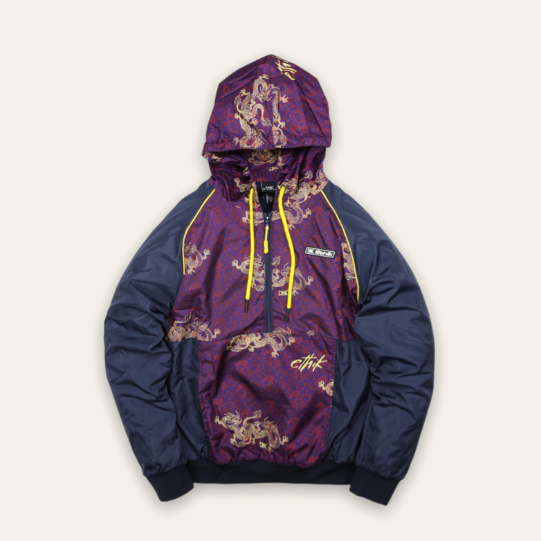 Women's Kimono Dragon Windbreaker | Purple