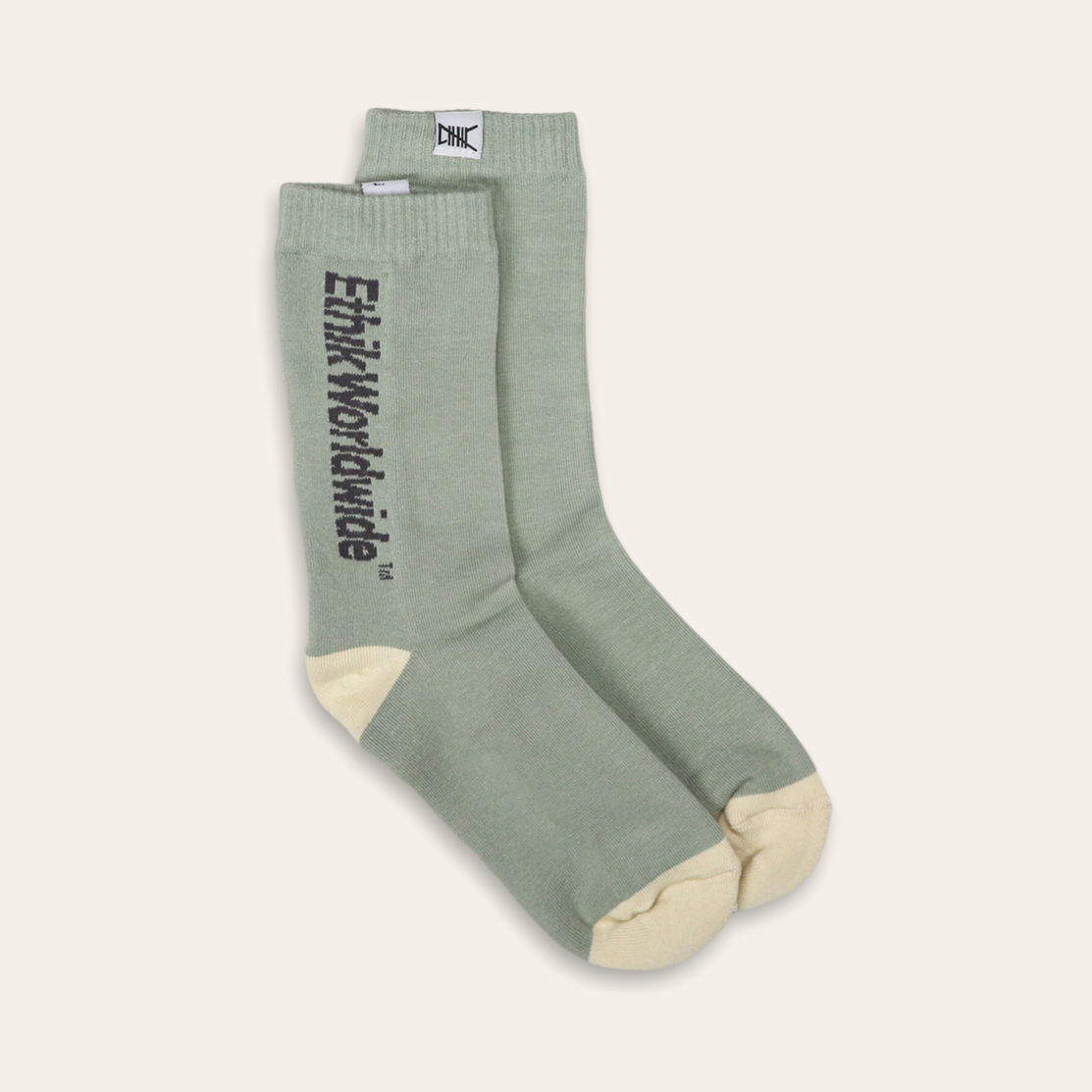 TM logo socks | Natural