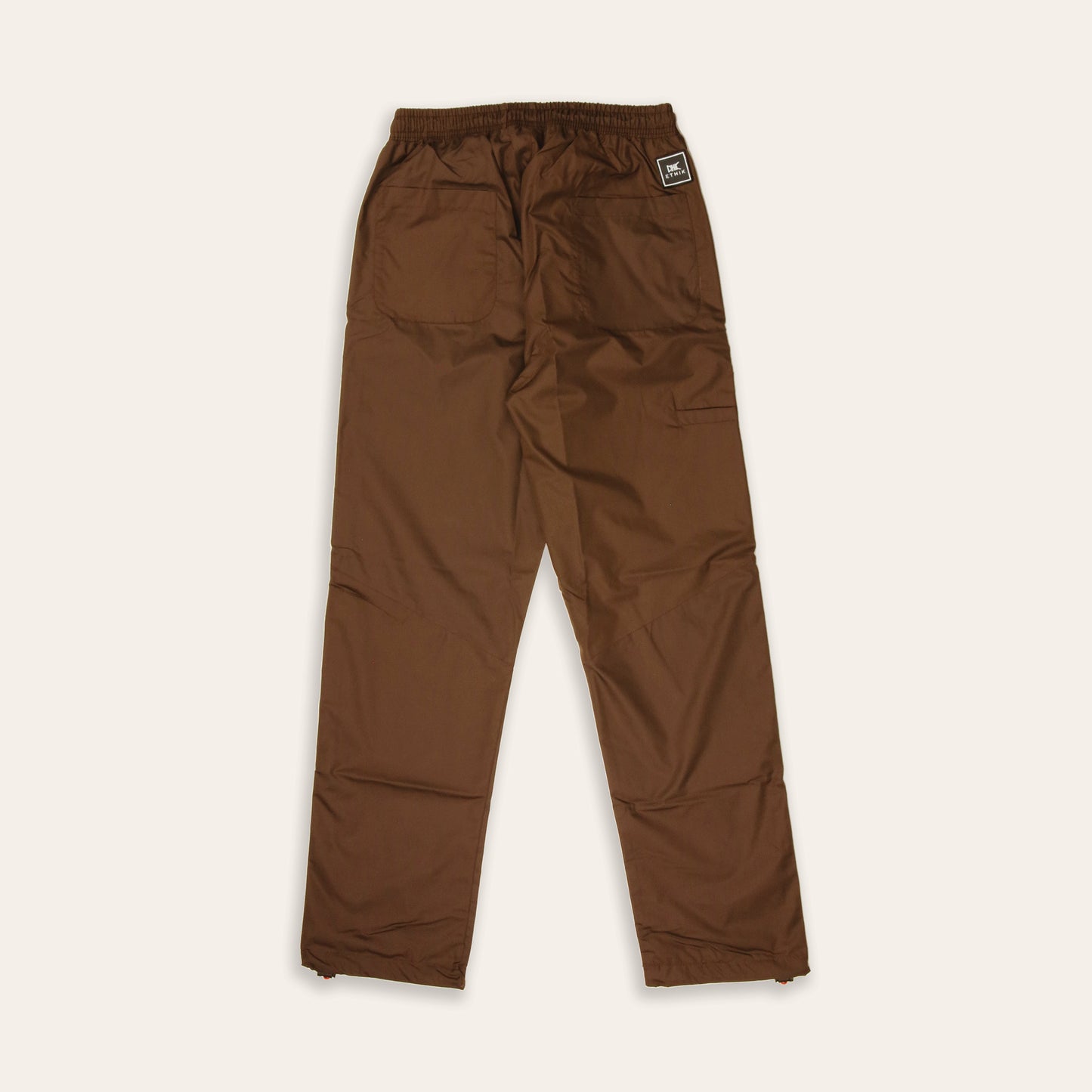Nylon Bungee Pants | Brown