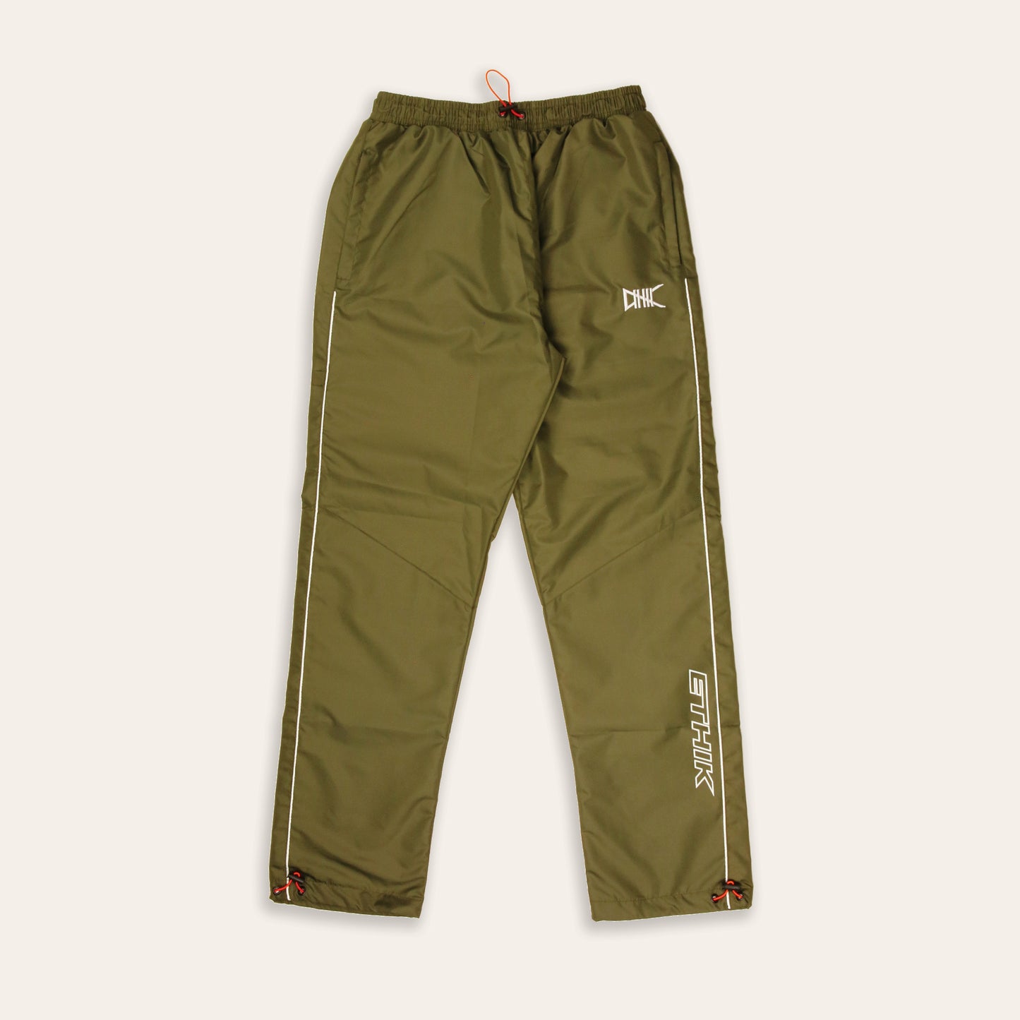 Nylon Bungee Pants | Olive