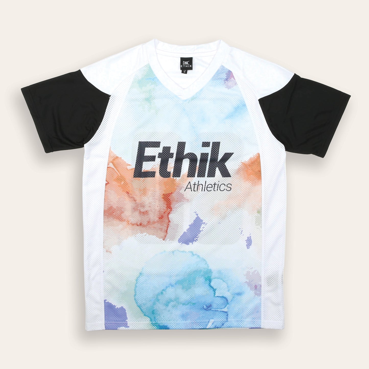 Watercolor Jersey | White