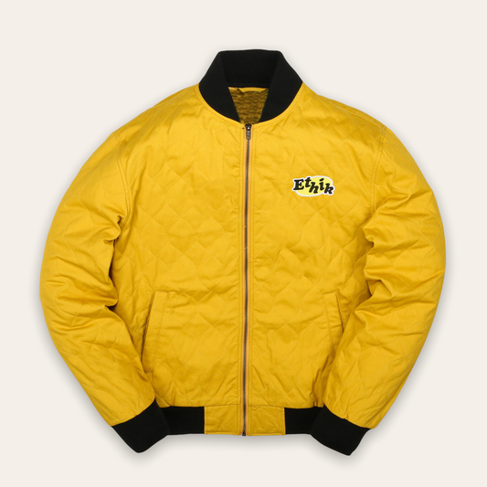 Quilted Bomber | Yellow