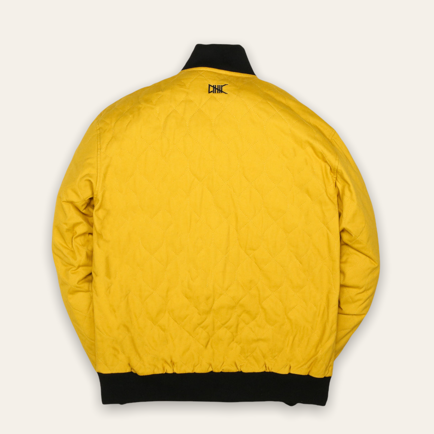 Quilted Bomber | Yellow