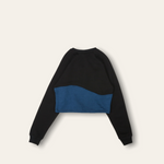 Women's Crop Charlestown Sweatshirt | Black