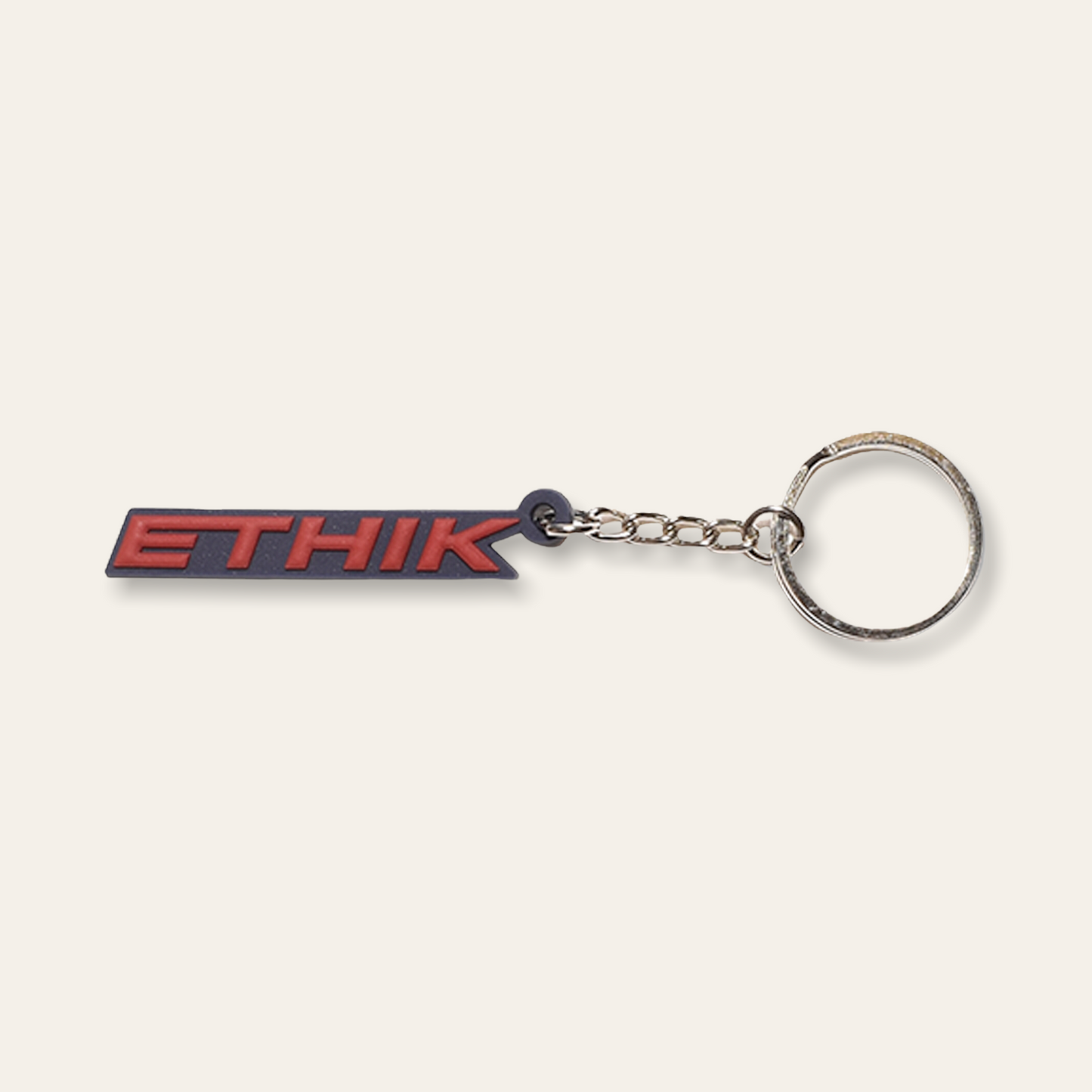 Italic Logo Keychain | Red