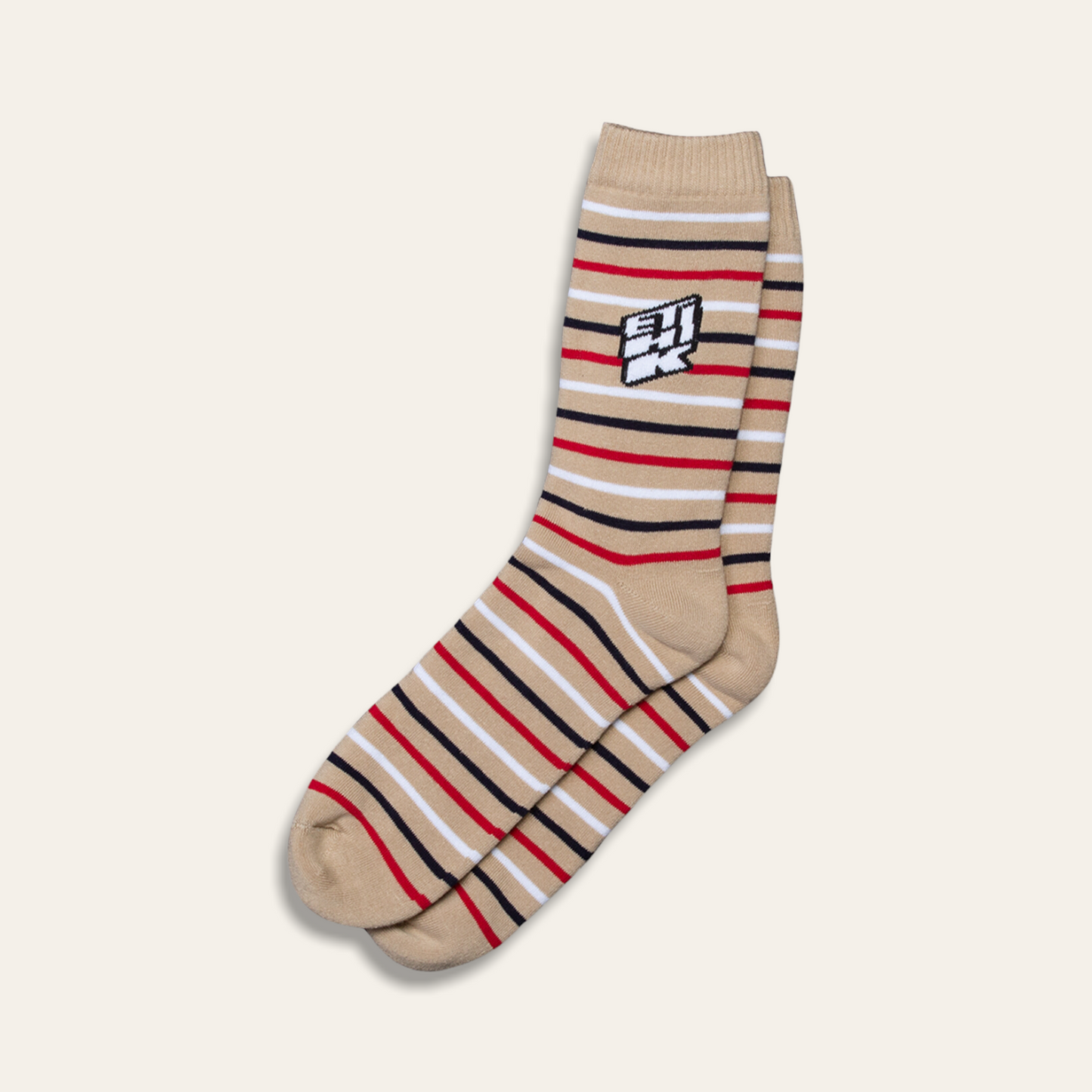 Grand Striped Sock | Sand