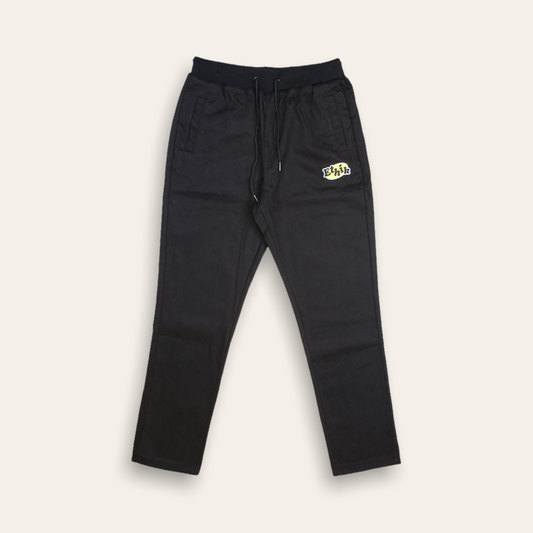 Quilted Joggers |  Black
