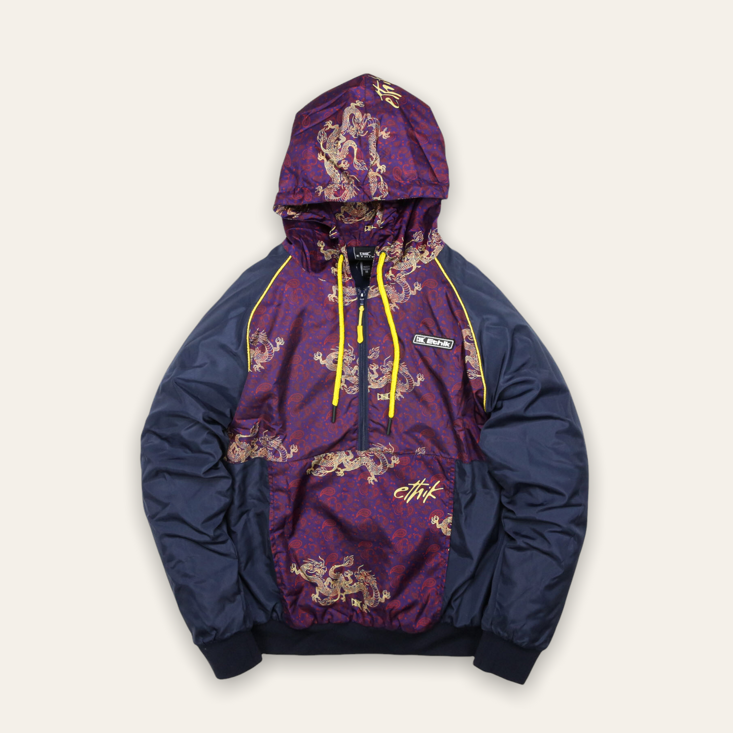 Women's Kimono Dragon Windbreaker | Purple