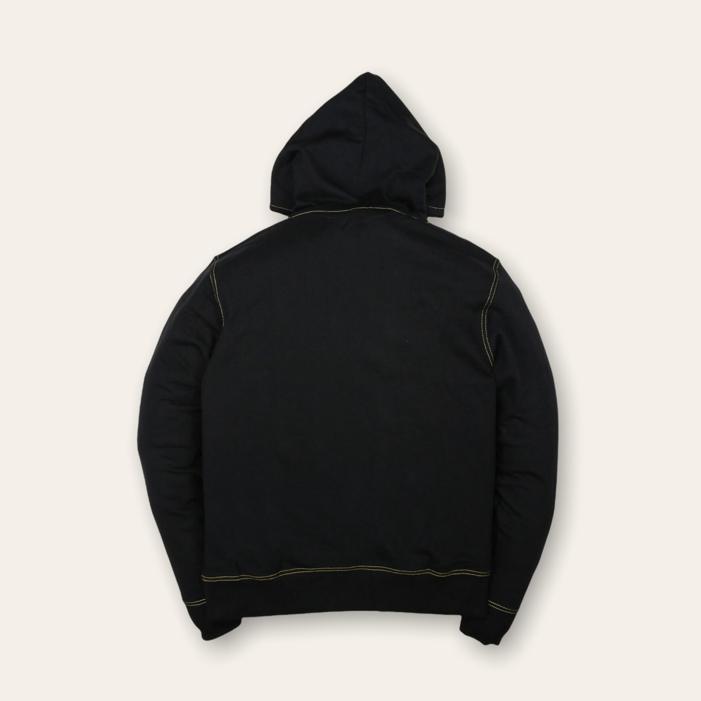 Stitchwork Hoodie | Black