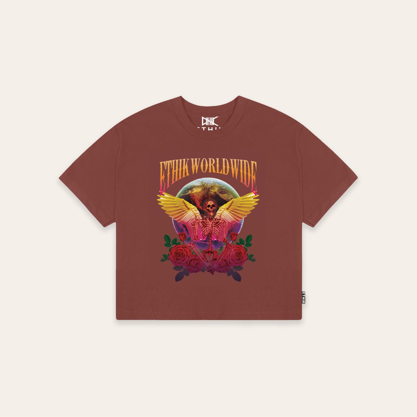 Women's Wings Tee | Brick