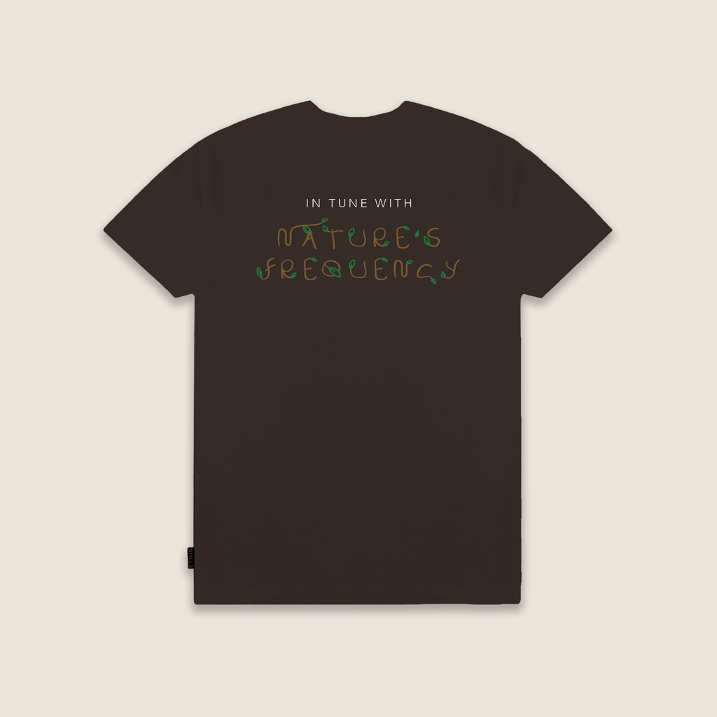 Nature's Frequency Tee | Chocolate