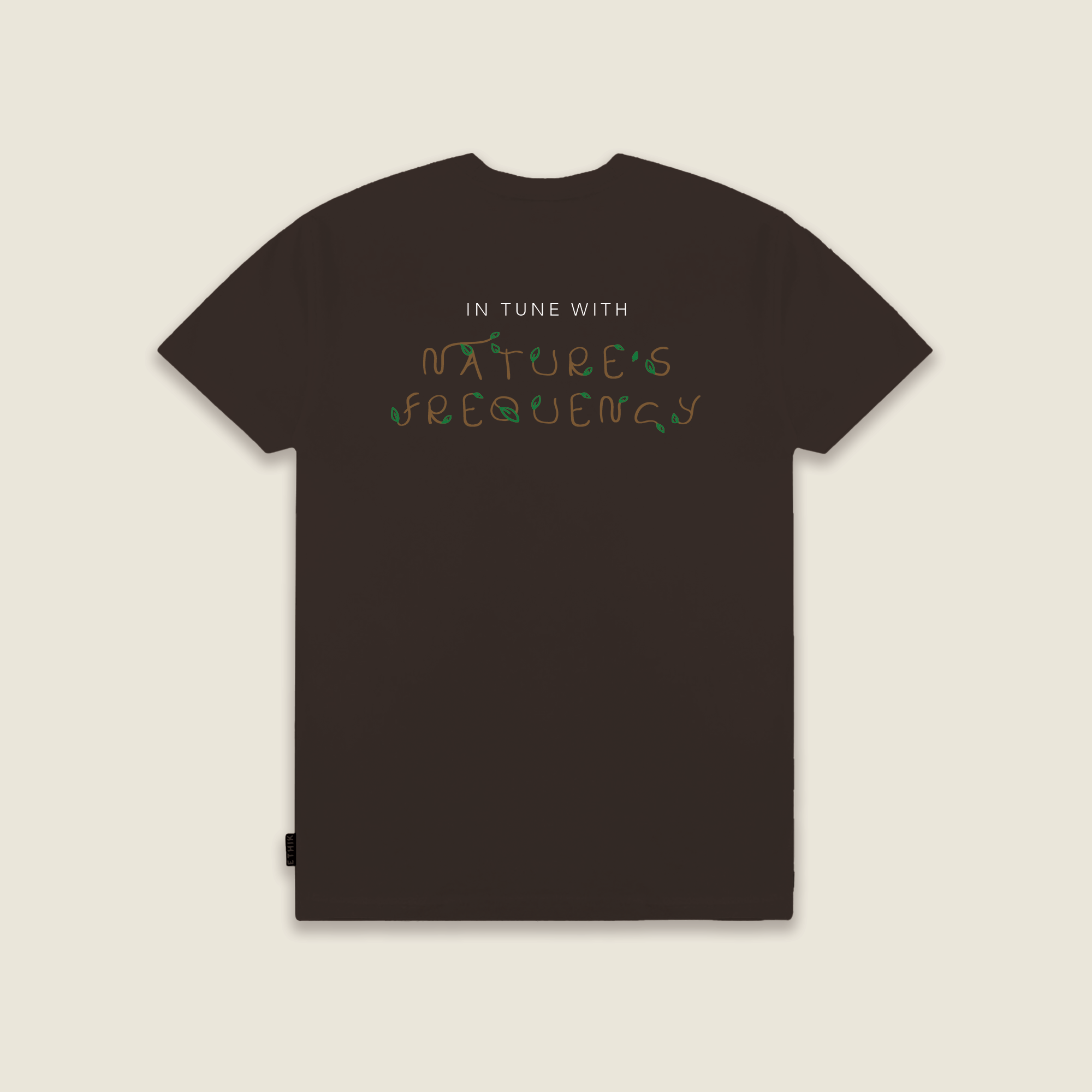 Nature's Frequency Tee | Chocolate