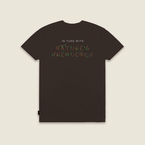 Nature's Frequency Tee | Chocolate