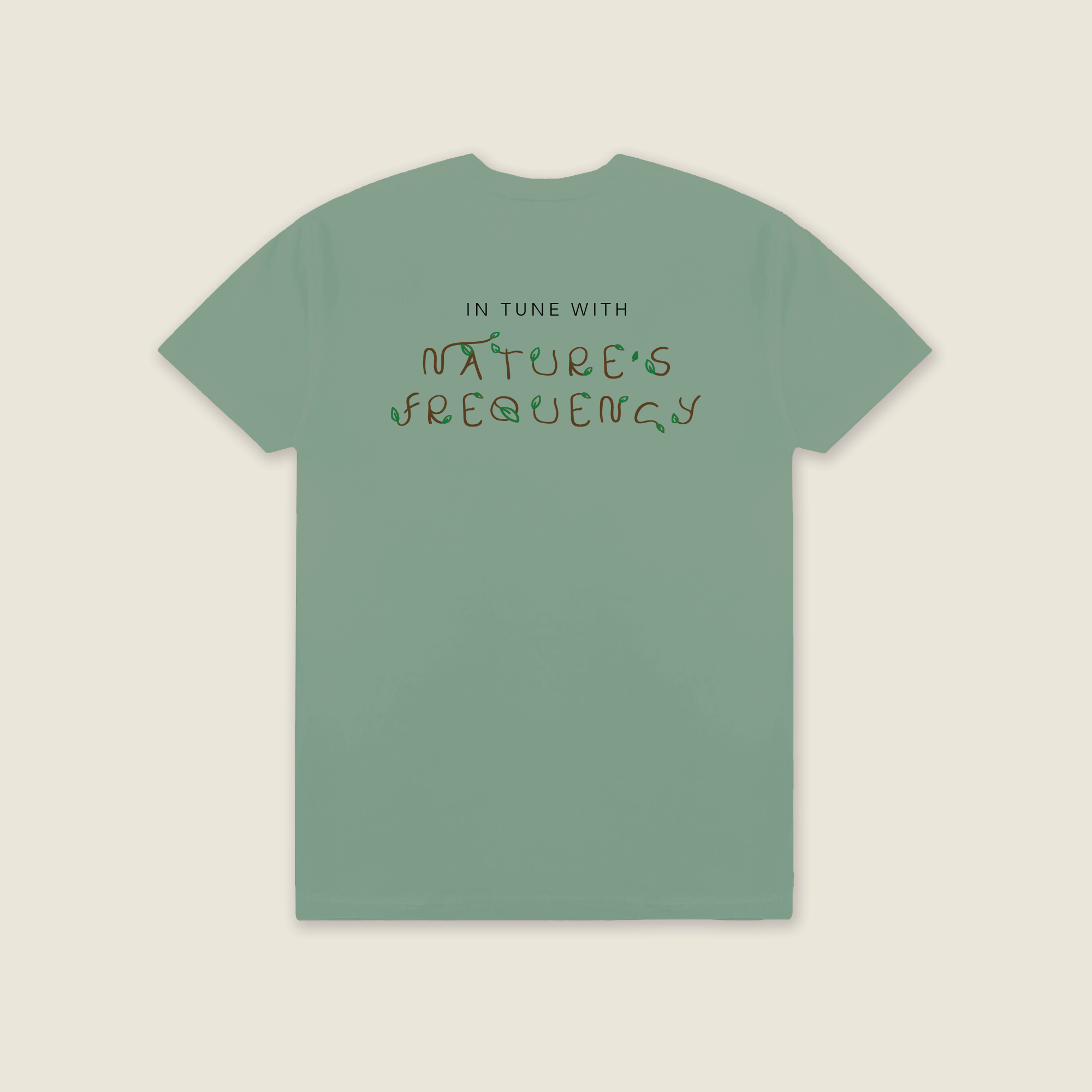 Nature's Frequency Tee | Laurel Green