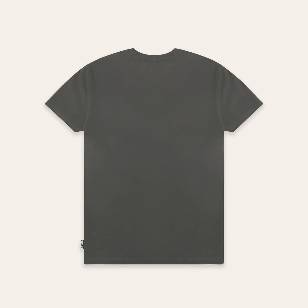 Retro Logo Tee | Charcoal