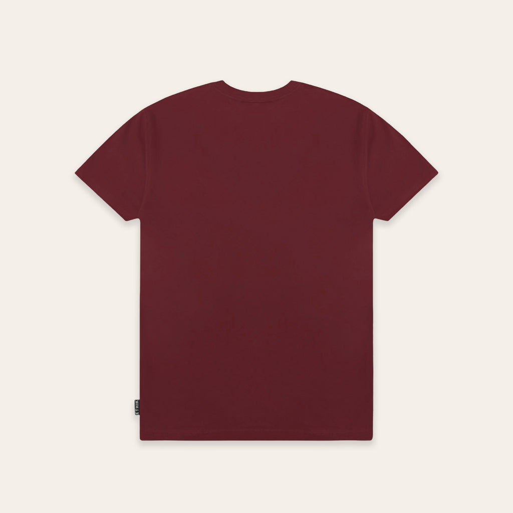 Script Tee | Sangria