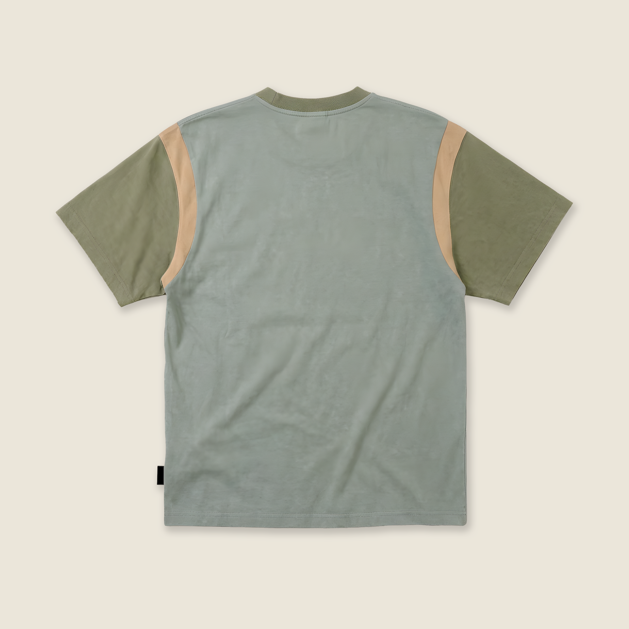 Terry Block Tee | Sage