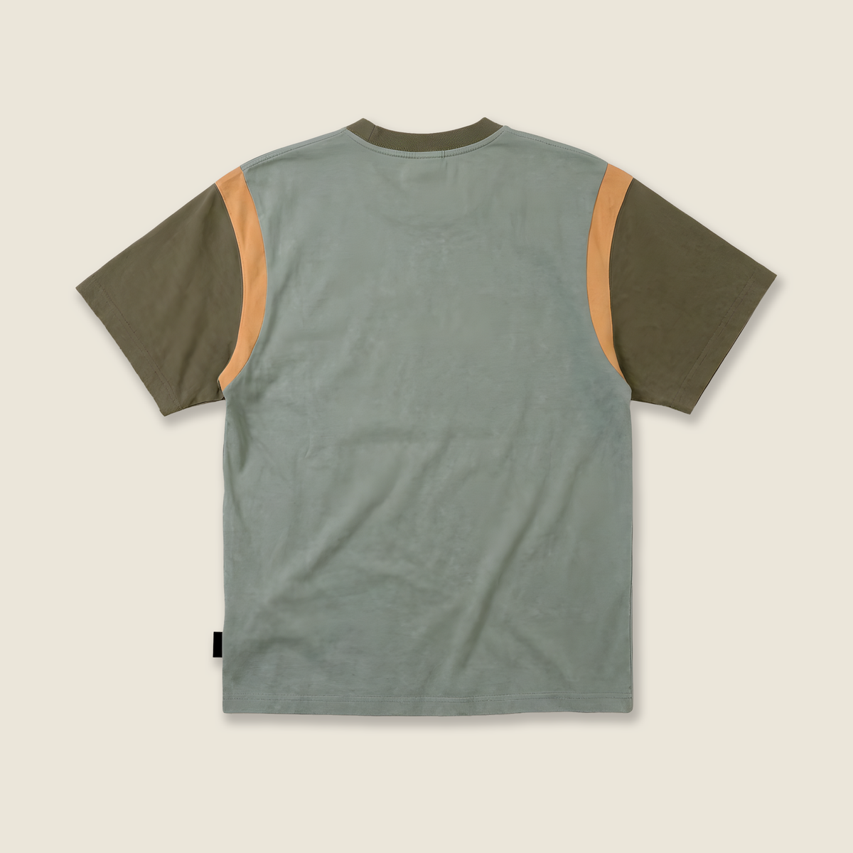 Terry Block Tee | Sage