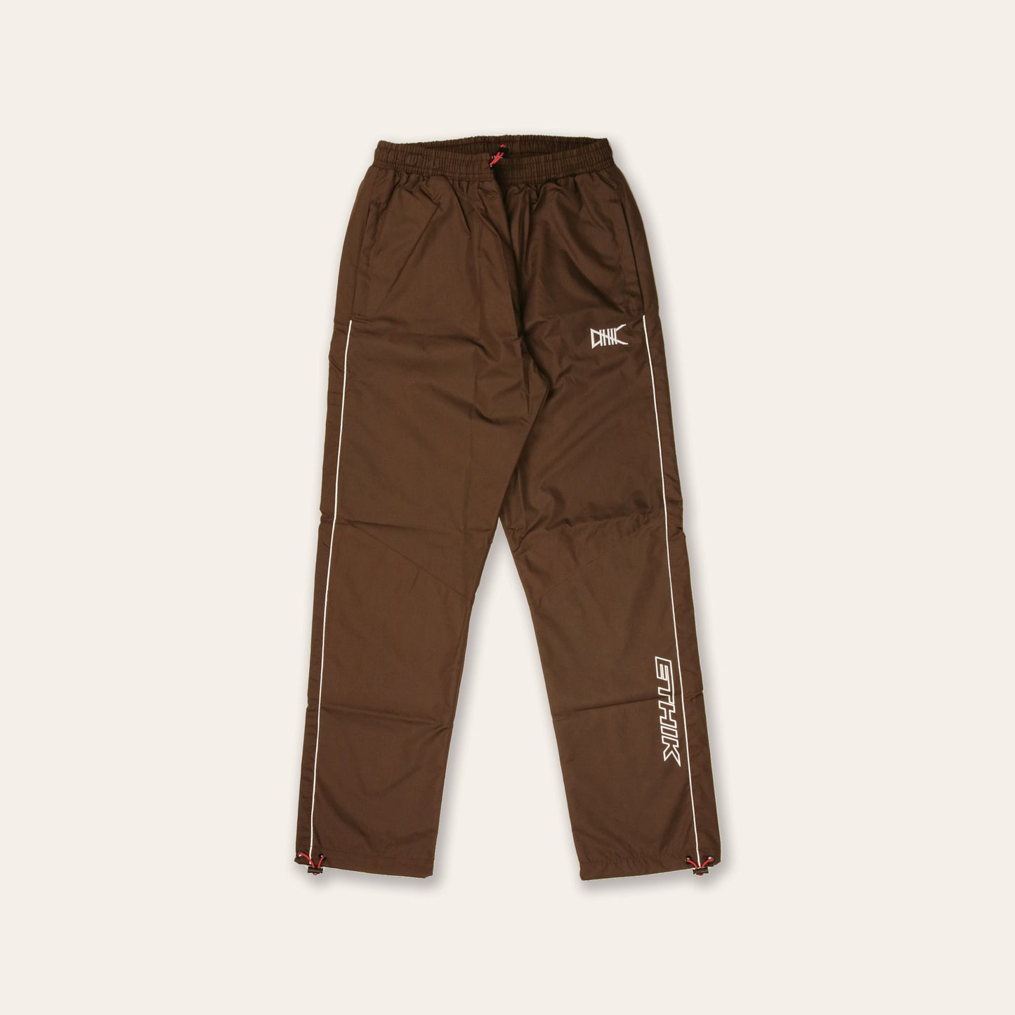 Nylon Bungee Pants | Brown