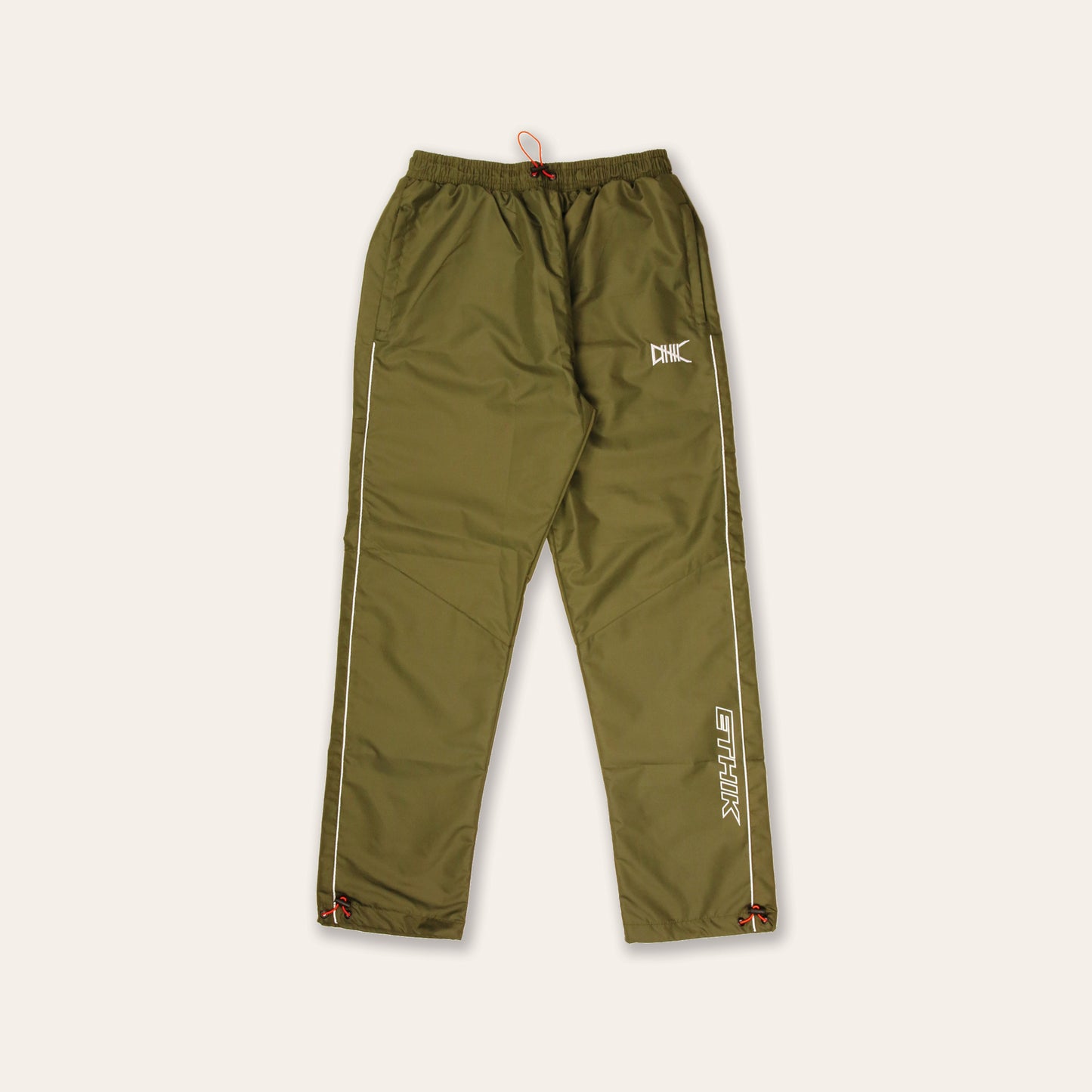 Nylon Bungee Pants | Olive