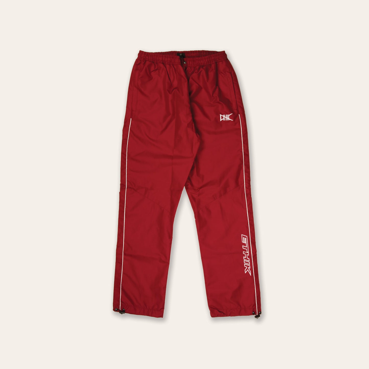 Nylon Bungee Pants | Red