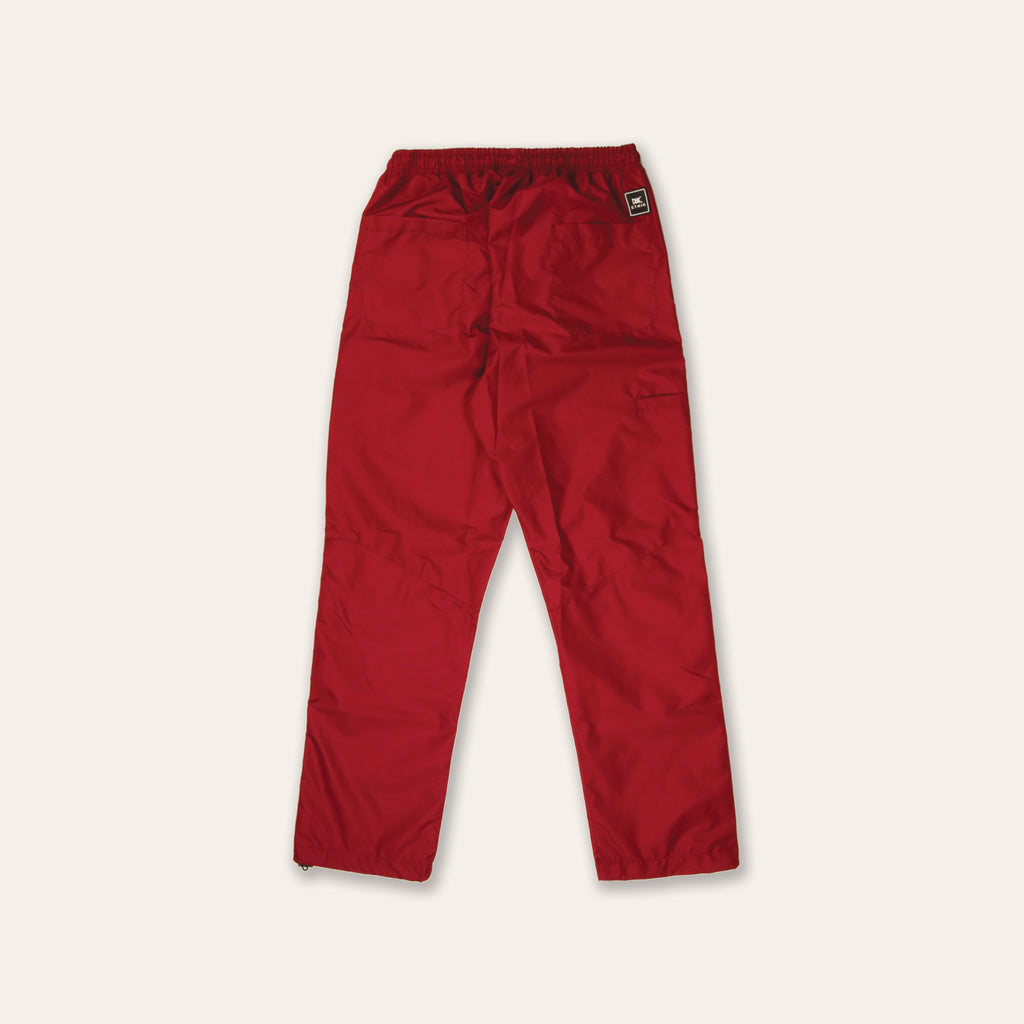 Nylon Bungee Pants | Red