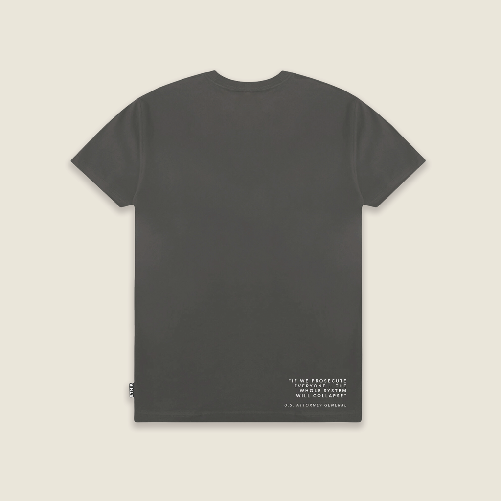 Let it Collapse Tee | Charcoal