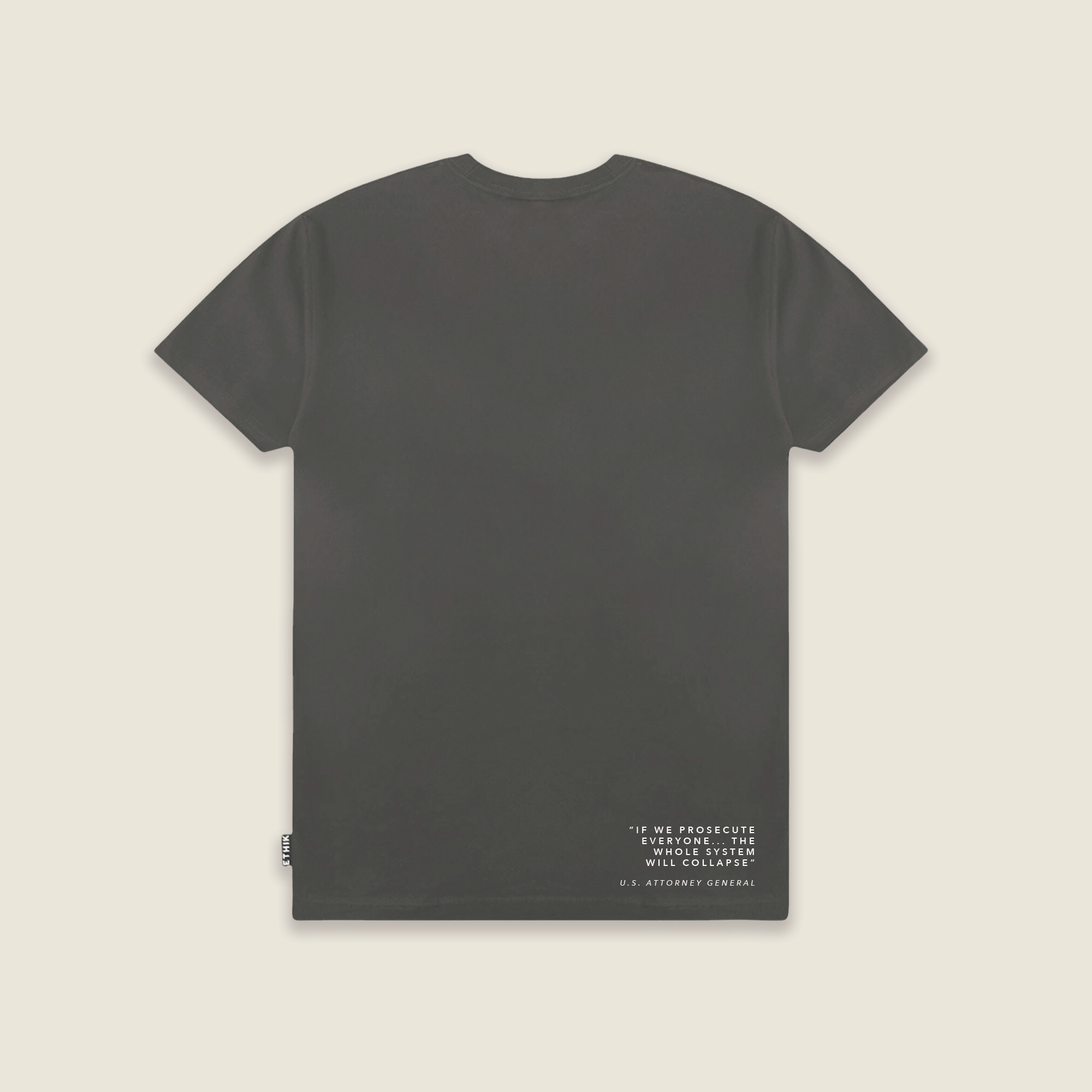 Let it Collapse Tee | Charcoal