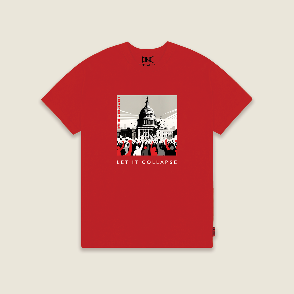 Let it Collapse Tee | Red
