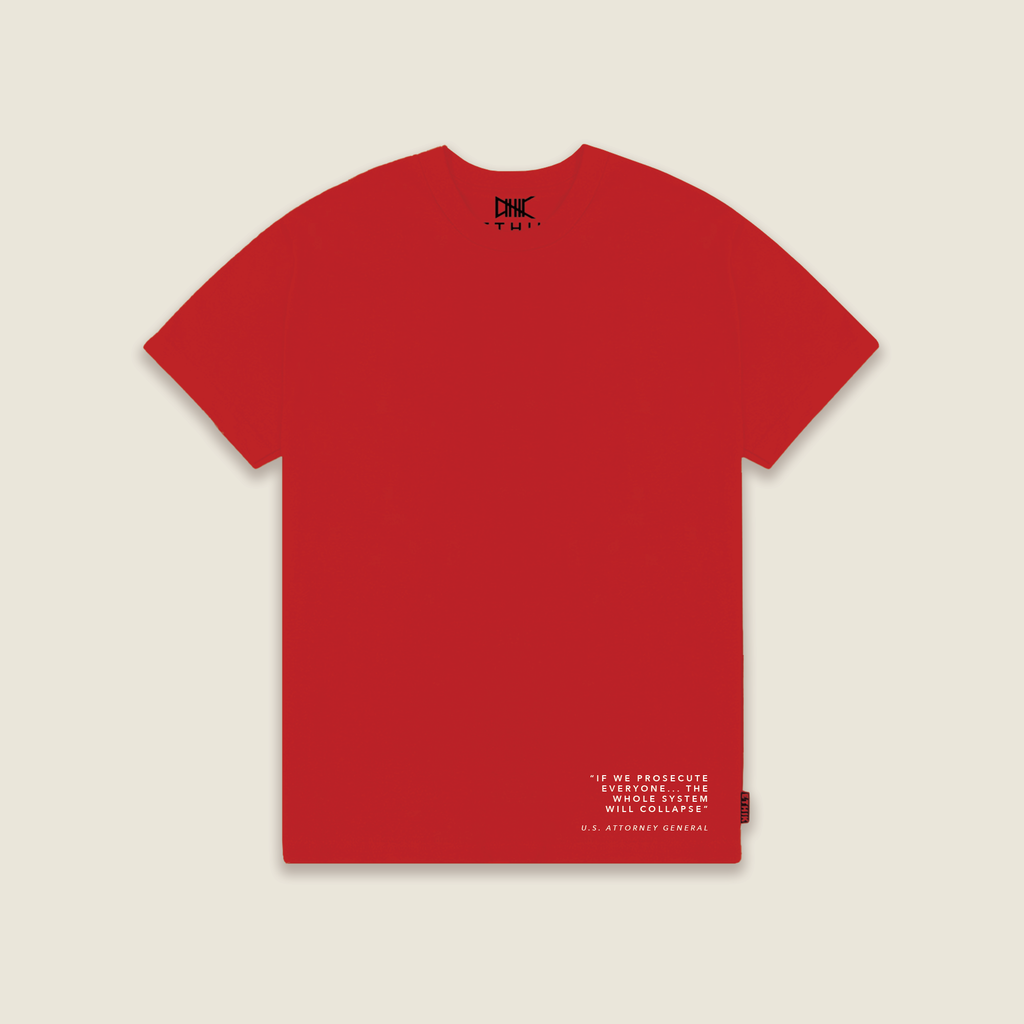 Let it Collapse Tee | Red